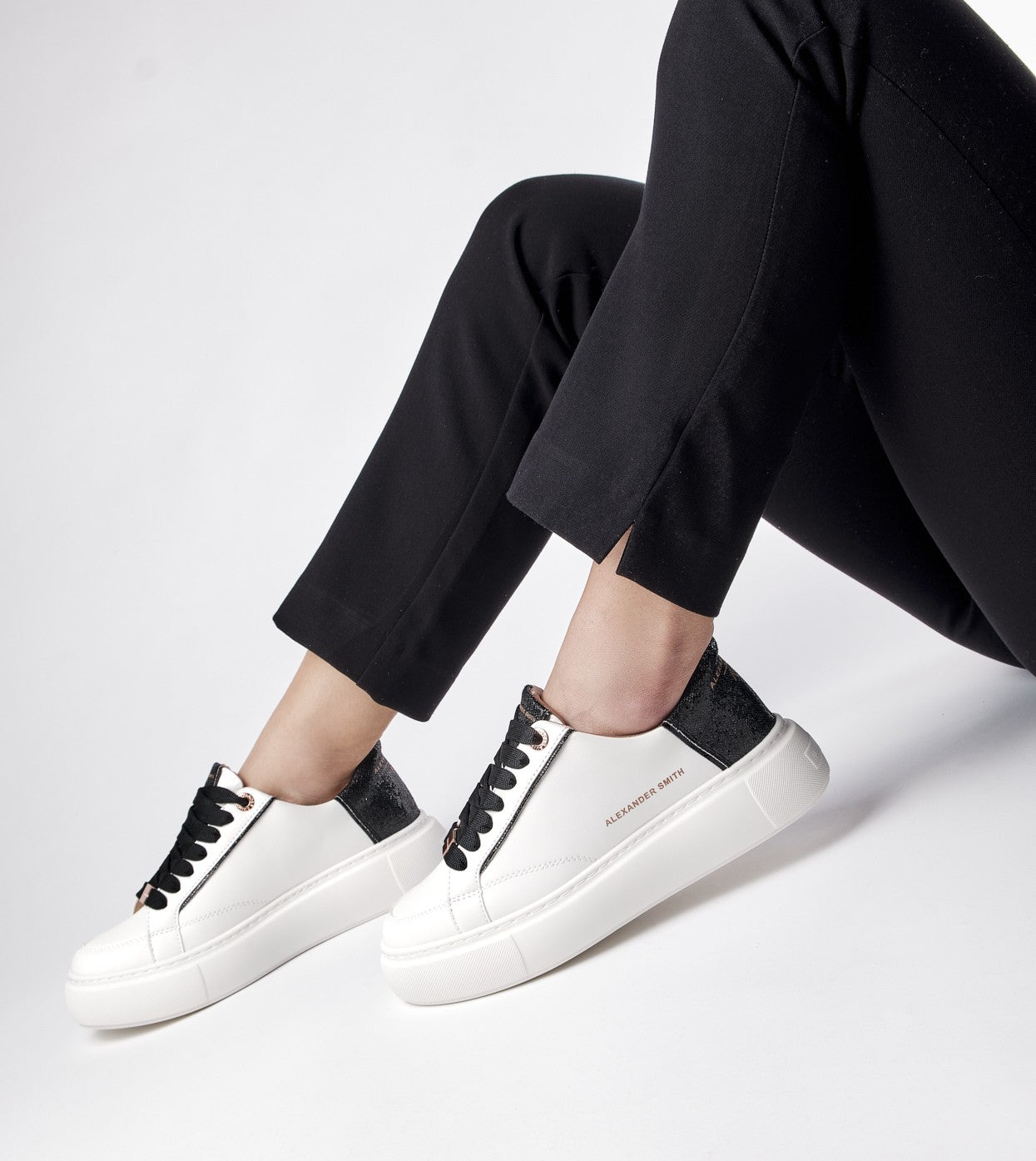 ALEXANDER SMITH GCD GREENWICH WOMAN 02WBK WHITE BLACK