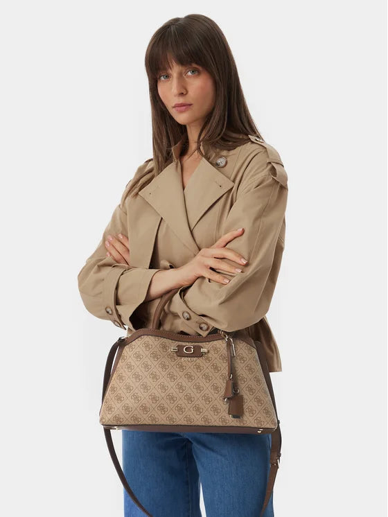 GUESS HWSG97 49060 LINDSEY 663 stamp+beige LATTE