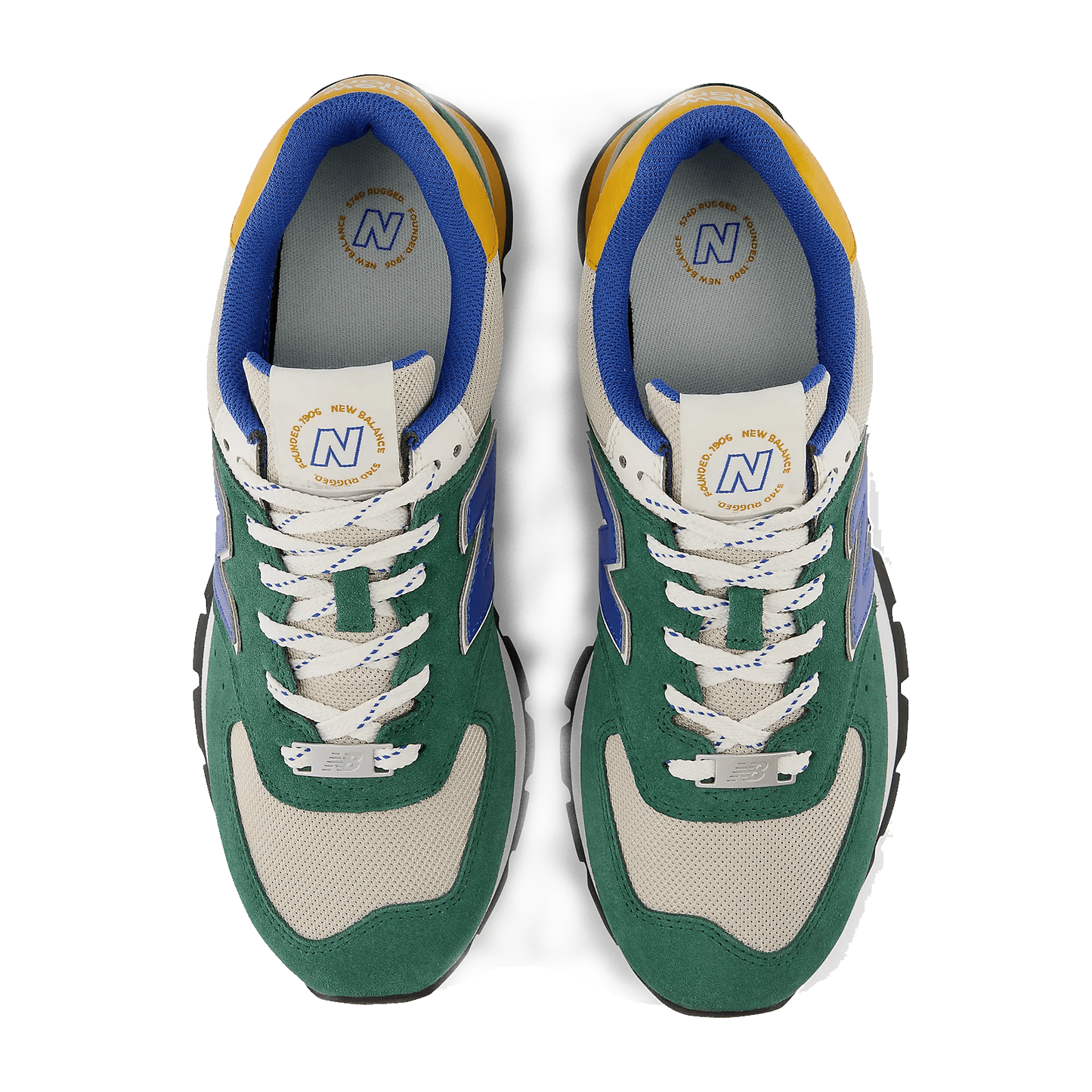 NEW BALANCE U574 338 scam+grigio-verde DVG