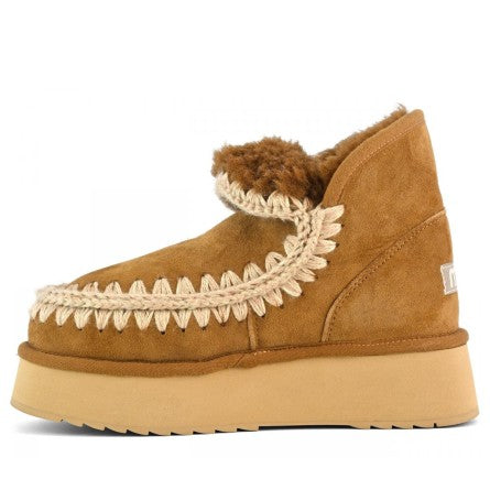 MOU FW701001A PLATFORM LOAFER SUEDE 334 scam+cuoio COG