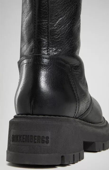 BIKKEMBERGS 25024 111 pelle+nero A