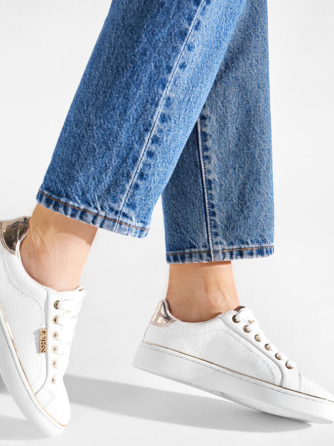 GUESS FL5BEK FAL12 BECKIE 112 pelle+bianco