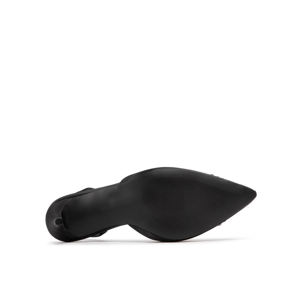 STEVE MADDEN VIABLE BLACK SATIN