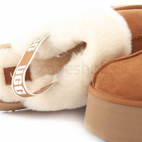 UGG 1113474W FUNKETTE 334 scam+cuoio CHESTNUT