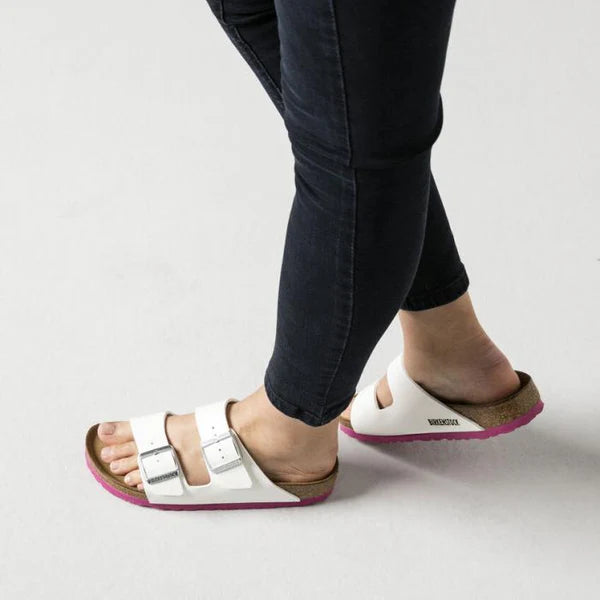 BIRKENSTOCK ARIZONA 442 vern+bianco-rosa 652653