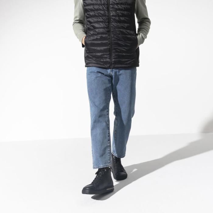 BIRKENSTOCK BEND MID MAN NATURAL LEATHER 111 pelle+nero 1017755