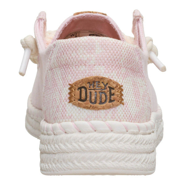 HEY DUDE 45237 WENDY ESPADRILLE HIBISCUS 778 tela+rosa 7CL