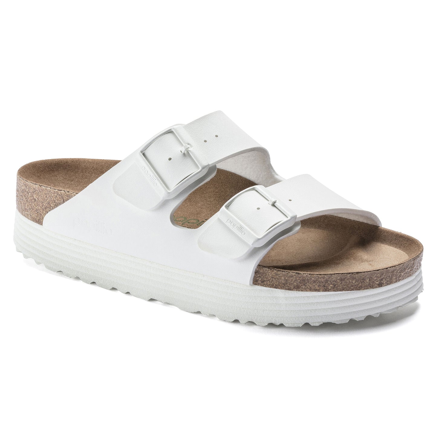 BIRKEN ARIZONA GROOVED VEGAN 1018581 WHITE