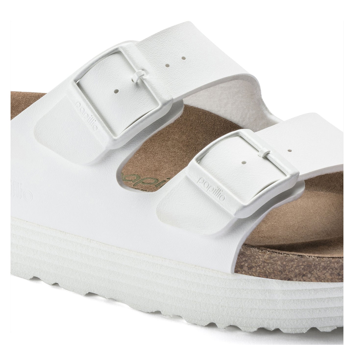 BIRKEN ARIZONA GROOVED VEGAN 1018581 WHITE
