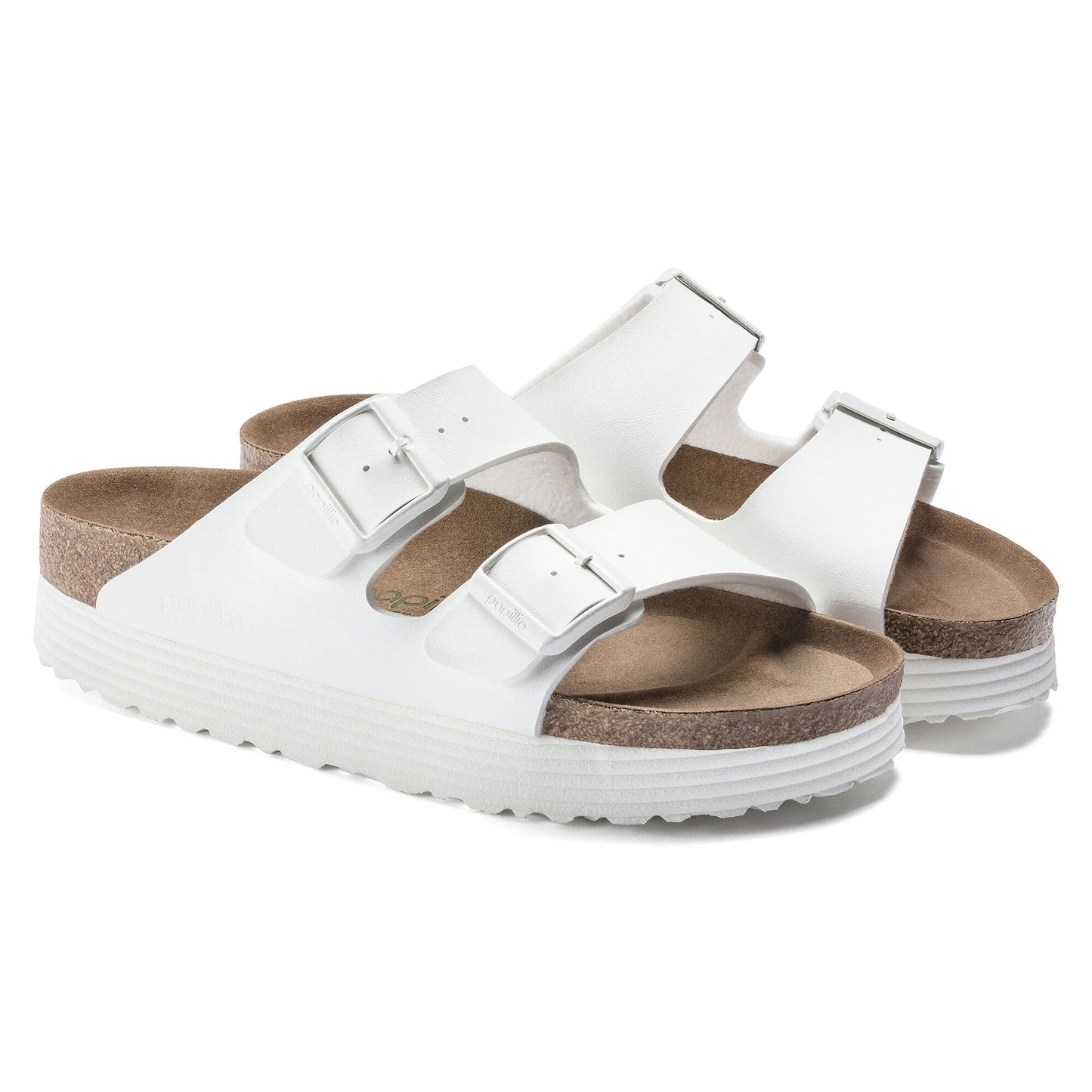 BIRKEN ARIZONA GROOVED VEGAN 1018581 WHITE