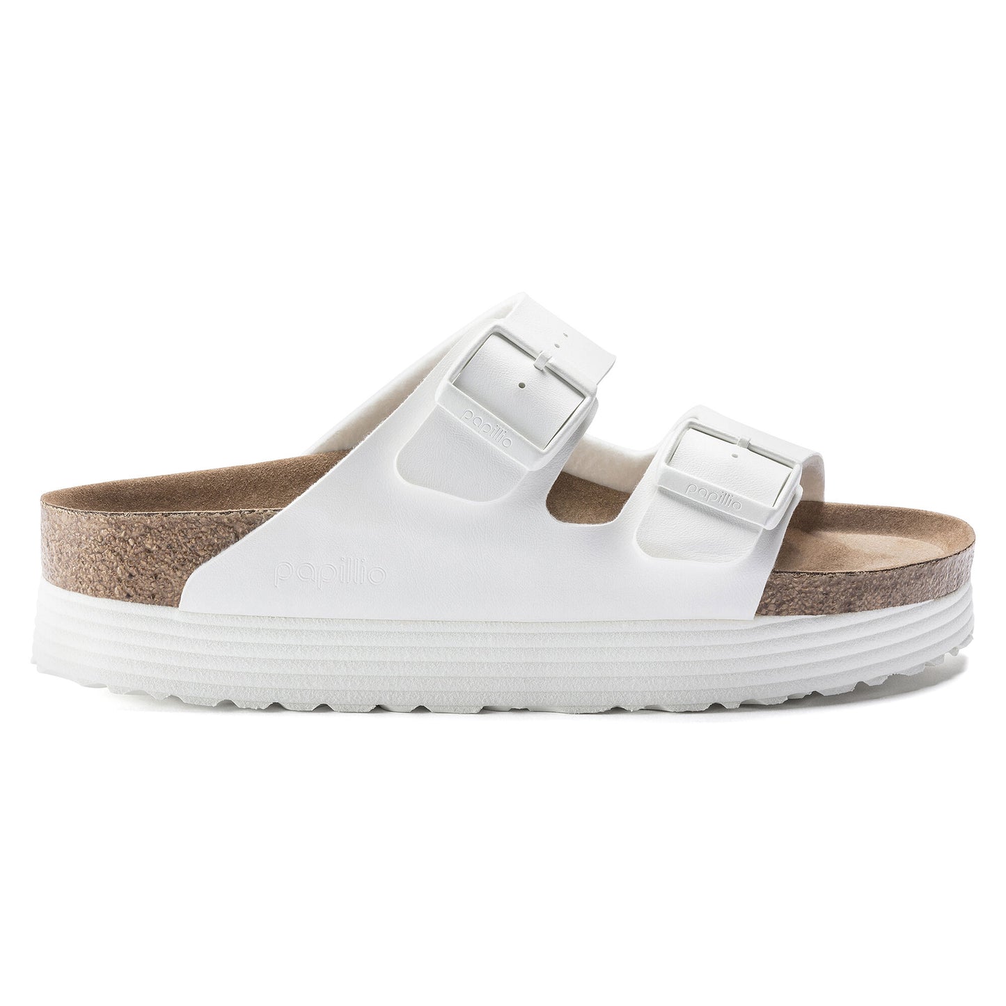 BIRKEN ARIZONA GROOVED VEGAN 1018581 WHITE