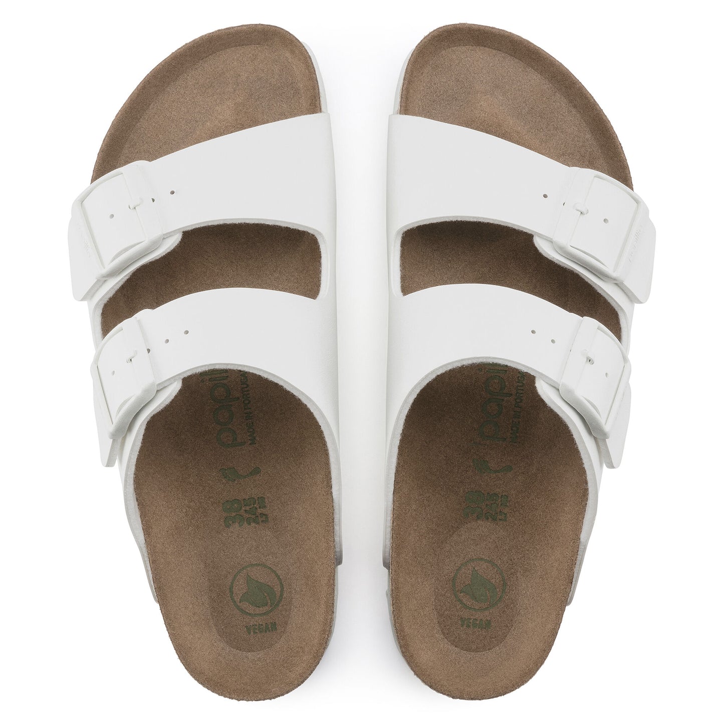 BIRKEN ARIZONA GROOVED VEGAN 1018581 WHITE