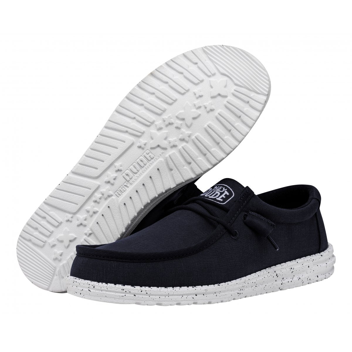 HEY DUDE 40009 WALLY SLUB CANVAS 410 NAVY