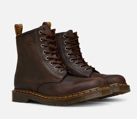 DR. MARTENS 1460 GREASE 114 pelle ingr+moro 11822203