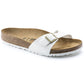 BIRKENSTOCK MADRID BIRKO FLOR 1005310 PATENT WHITE