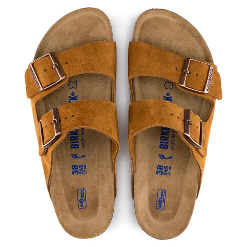 BIRKENSTOCK ARIZONA SFB SUEDE LEATHER 334 scam+cuoio 1009527