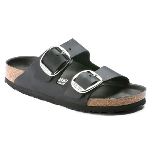 BIRKENSTOCK ARIZONA BIG BUCKLE OILED LEATHER 111 pelle+nero 1011075