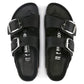 BIRKENSTOCK ARIZONA BIG BUCKLE OILED LEATHER 111 pelle+nero 1011075