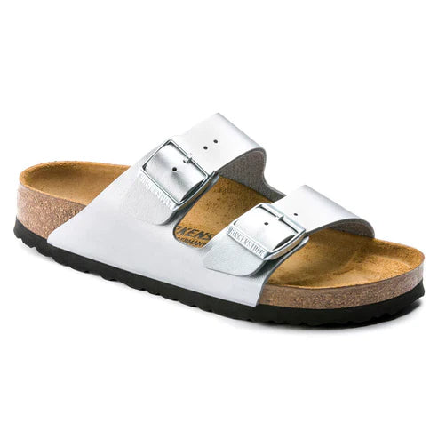BIRKENSTOCK ARIZONA BASICO BIRKO FLOR 118 pelle+argen 1012283