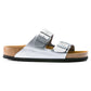 BIRKENSTOCK ARIZONA BASICO BIRKO FLOR 118 pelle+argen 1012283