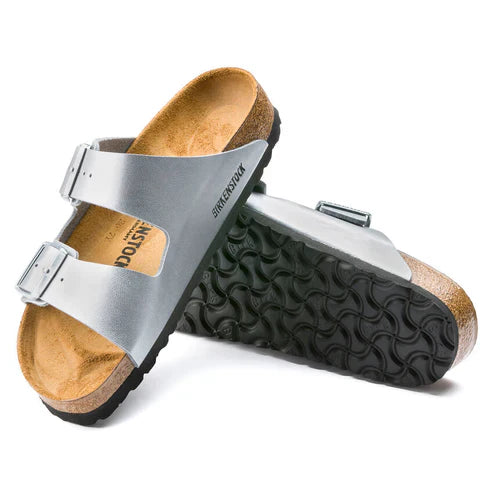 BIRKENSTOCK ARIZONA BASICO BIRKO FLOR 118 pelle+argen 1012283