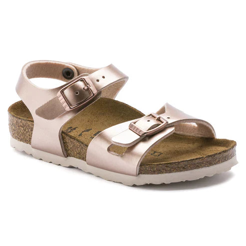 BIRKENSTOCK RIO KIDS BIRKO FLOR 118 pelle+rame 1012520