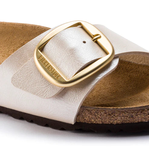BIRKENSTOCK MADRID BIG BUCKLE BIRKO FLOR 112 pelle+bianco 1015279