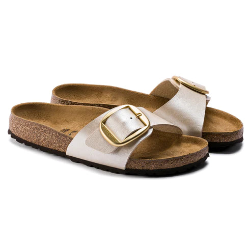 BIRKENSTOCK MADRID BIG BUCKLE BIRKO FLOR 112 pelle+bianco 1015279