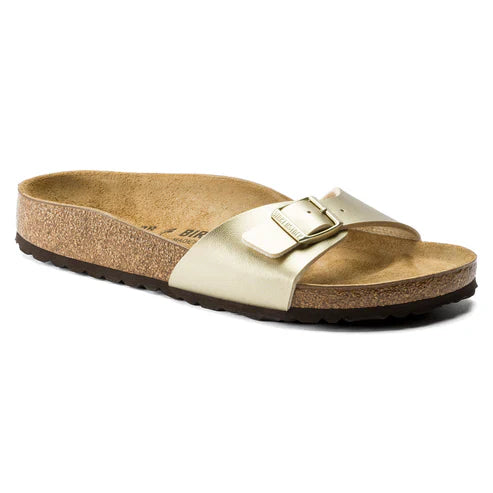 BIRKENSTOCK MADRID BASICO BIRKO FLOR 118 pelle+oro 1016107