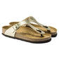 BIRKENSTOCK GIZEH BASICO BIRKO FLOR 118 pelle+oro 1016108