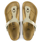 BIRKENSTOCK GIZEH BASICO BIRKO FLOR 118 pelle+oro 1016108