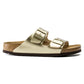 BIRKENSTOCK ARIZONA BASICO BIRKO FLOR 118 pelle+oro 1016111