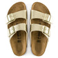 BIRKENSTOCK ARIZONA BASICO BIRKO FLOR 118 pelle+oro 1016111