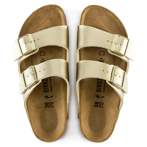 BIRKENSTOCK ARIZONA BASICO BIRKO FLOR 118 pelle+oro 1016111