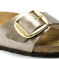 BIRKENSTOCK MADRID BIG BUCKLE BIRKO FLOR 113 pelle+beige 1016237