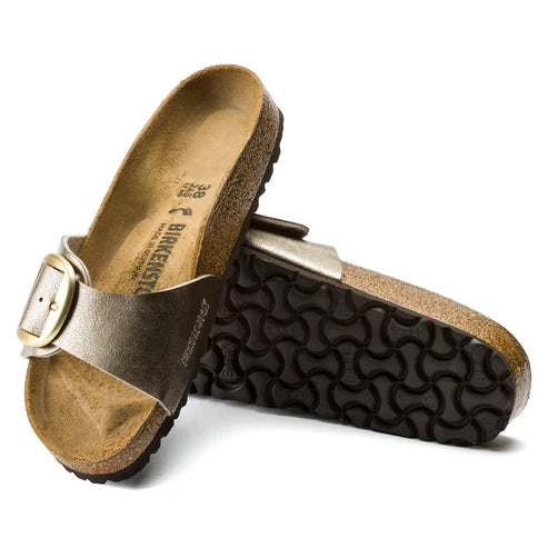 BIRKENSTOCK MADRID BIG BUCKLE BIRKO FLOR 113 pelle+beige 1016237