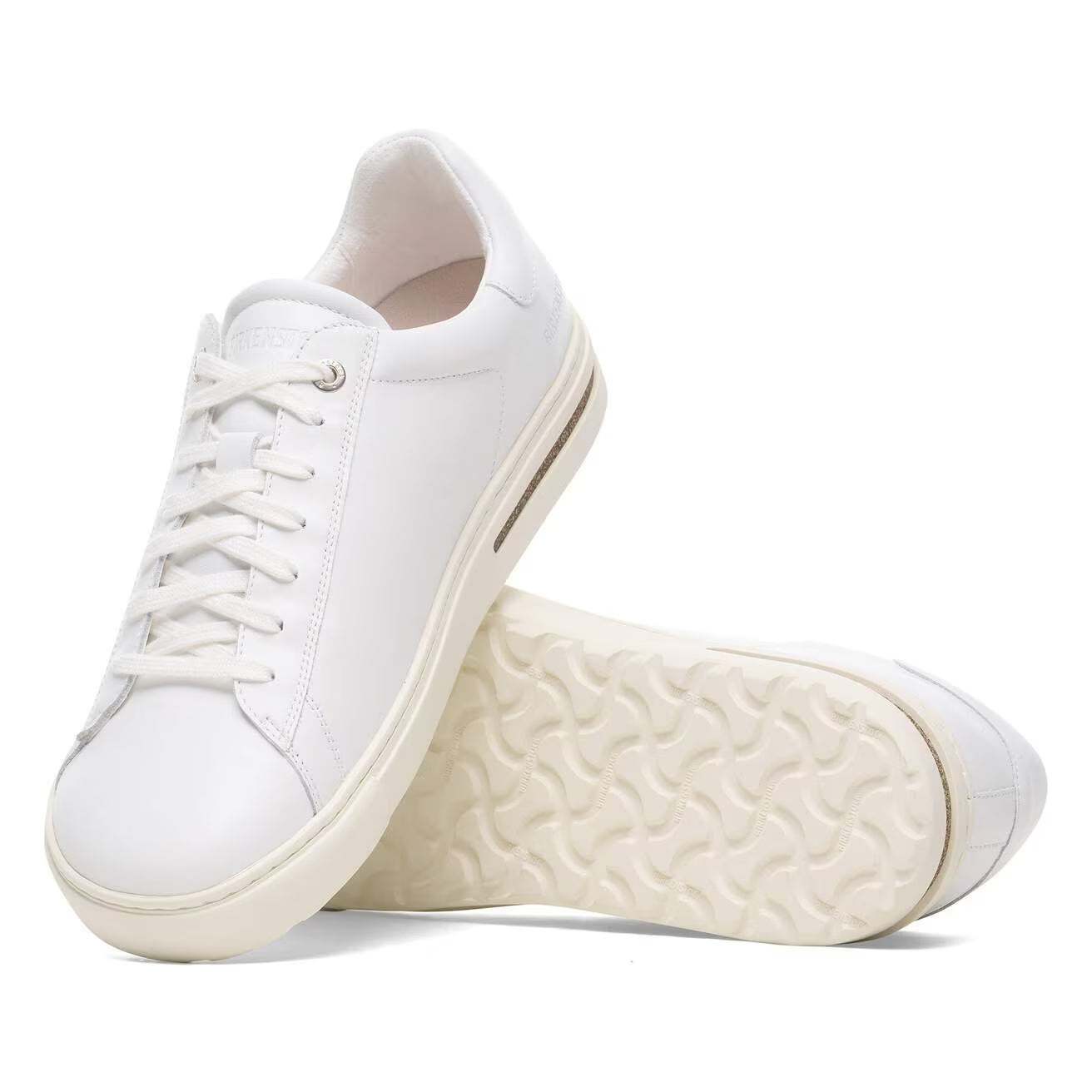 BIRKENSTOCK BEND LOW NATURAL LEATHER 112 pelle+bianco 1017723-4
