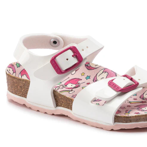 BIRKENSTOCK RIO KIDS BIRKO FLOR 442 vern+bianco 1018864