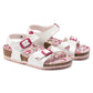 BIRKENSTOCK RIO KIDS BIRKO FLOR 442 vern+bianco 1018864