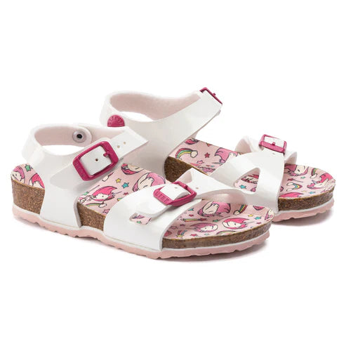 BIRKENSTOCK RIO KIDS BIRKO FLOR 442 vern+bianco 1018864