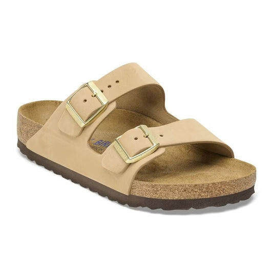 BIRKENSTOCK ARIZONA SFB NUBUCK LEATHER 223 nabuk+beige 1019016