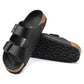 BIRKENSTOCK ARIZONA TRIPLES BIRKO FLOR 111 pelle+nero 1019069