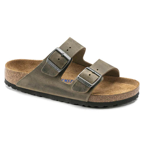 BIRKENSTOCK ARIZONA SFB OILED LEATHER 228 nabuk+verde 1019377