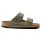 BIRKENSTOCK ARIZONA SFB OILED LEATHER 228 nabuk+verde 1019377
