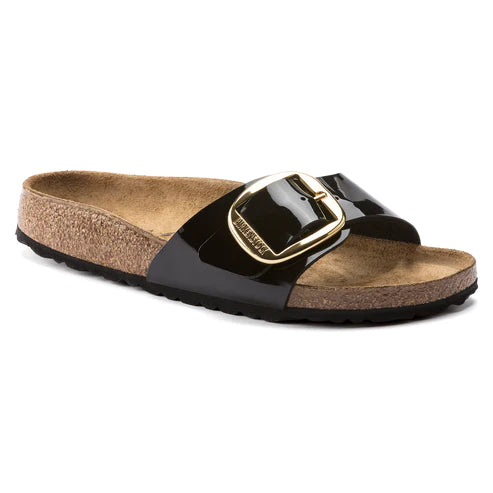 BIRKENSTOCK MADRID BIG BUCKLE BIRKO FLOR 1019813 BLACK PATENT