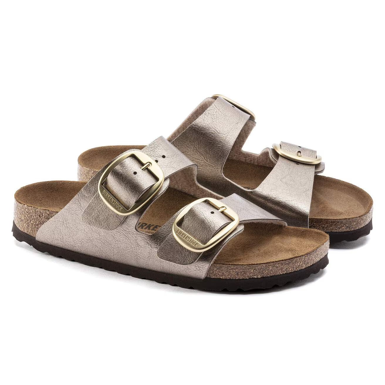 BIRKENSTOCK ARIZONA BIG BUCKLE BIRKO FLOR - BIRKIBUC 113 pelle+beige 1020882