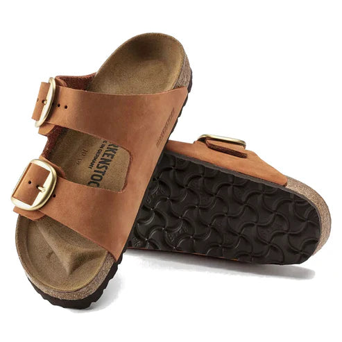 BIRKENSTOCK ARIZONA BIG BUCKLE NUBUCK LEATHER 224 nabuk+cuoio 1021194