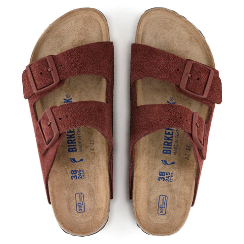 BIRKENSTOCK ARIZONA SFB SUEDE LEATHER 1021398 CHOCOLATE