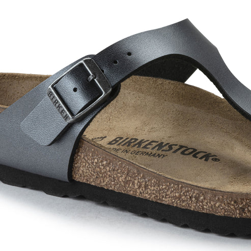 BIRKENSTOCK GIZEH BASICO BIRKO FLOR 111 pelle+nero 1021428