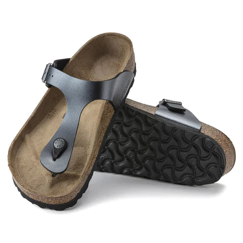 BIRKENSTOCK GIZEH BASICO BIRKO FLOR 111 pelle+nero 1021428